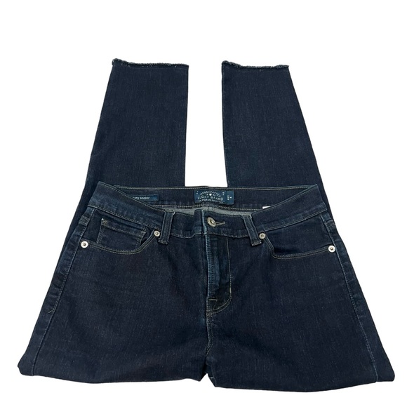 Lucky Brand Brooke Skinny Dark Wash Ankle Raw Hem Jeans Size 4/27 - Picture 5 of 11